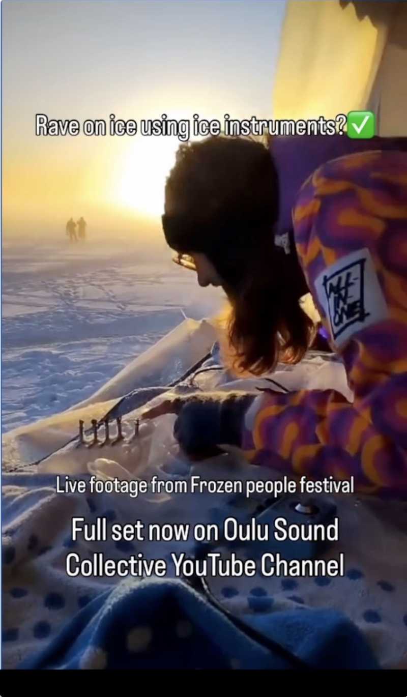 Frozen People 2026 — Arctic Pulse Sound Art Stage